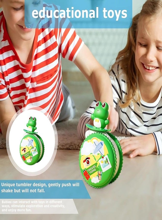KIDWILL Travel Frog Baby Yo-Yo Toy with Rope - Cartoon Animal Pull String Yo-Yo for Kids, Educational Travel Toy with Cute Frog Design, Safe & Durable Spinner, Fun Gift for Toddlers & Children - Image 4